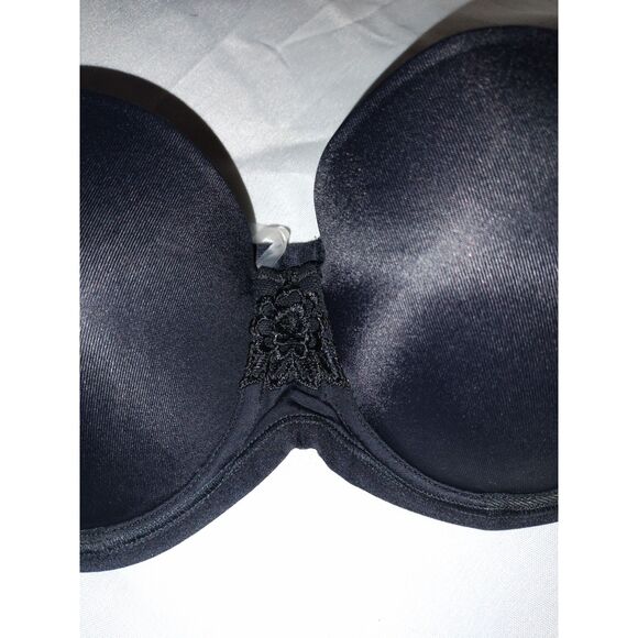 Vanity Fair 34B Black Strapless Bra Removable Straps NWT - Picture 7 of 8